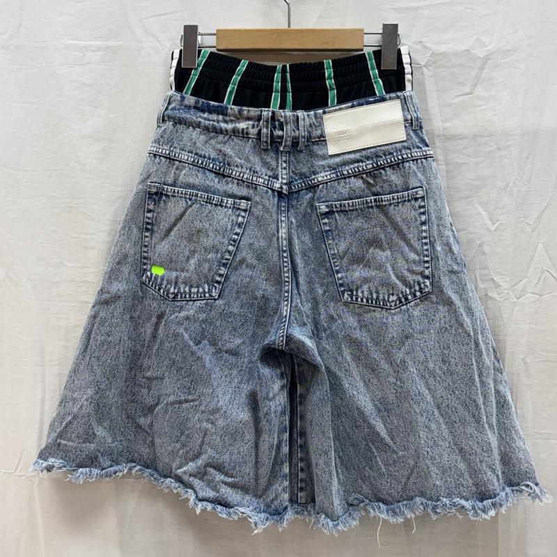 アディダス adidas パンツ ショートパンツ KSENIA SCHNAIDER トラックパンツ デニム ボクサー ショーツ IU2470 28インチ レディース USED 古着 中古 50168954