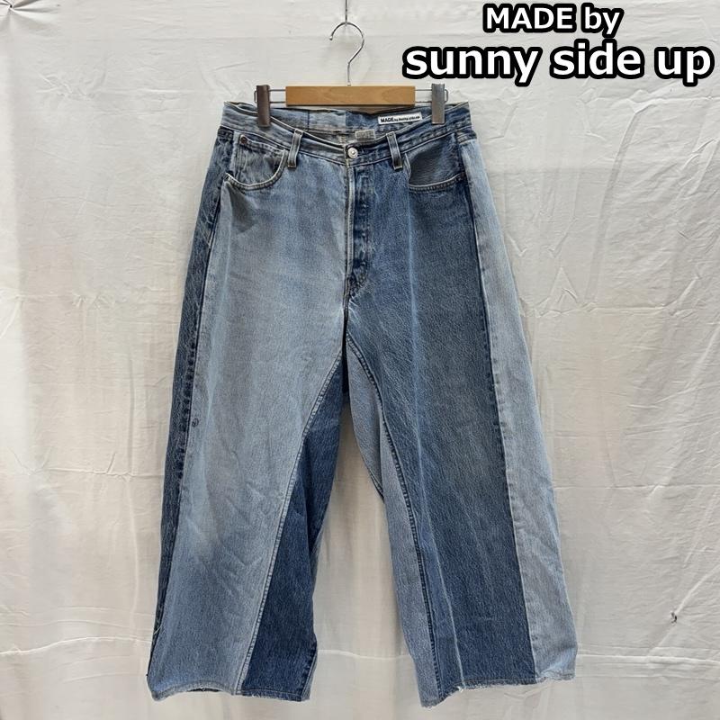 サニーサイドアップ MADE by sunny side up ボトムス ボトムス リメイク デニム ワイド パンツ - メンズ USED 古着 中古 50168955