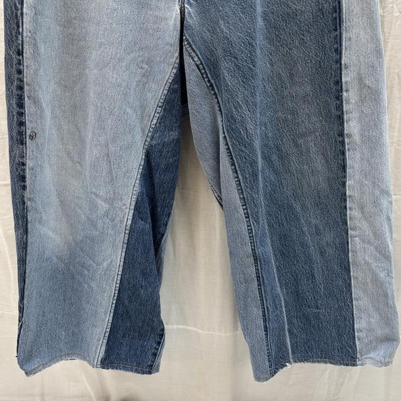 サニーサイドアップ MADE by sunny side up ボトムス ボトムス リメイク デニム ワイド パンツ - メンズ USED 古着 中古 50168955