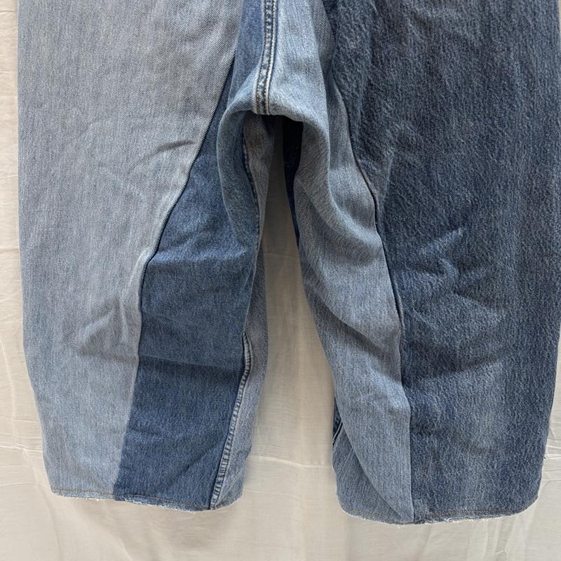 サニーサイドアップ MADE by sunny side up ボトムス ボトムス リメイク デニム ワイド パンツ - メンズ USED 古着 中古 50168955