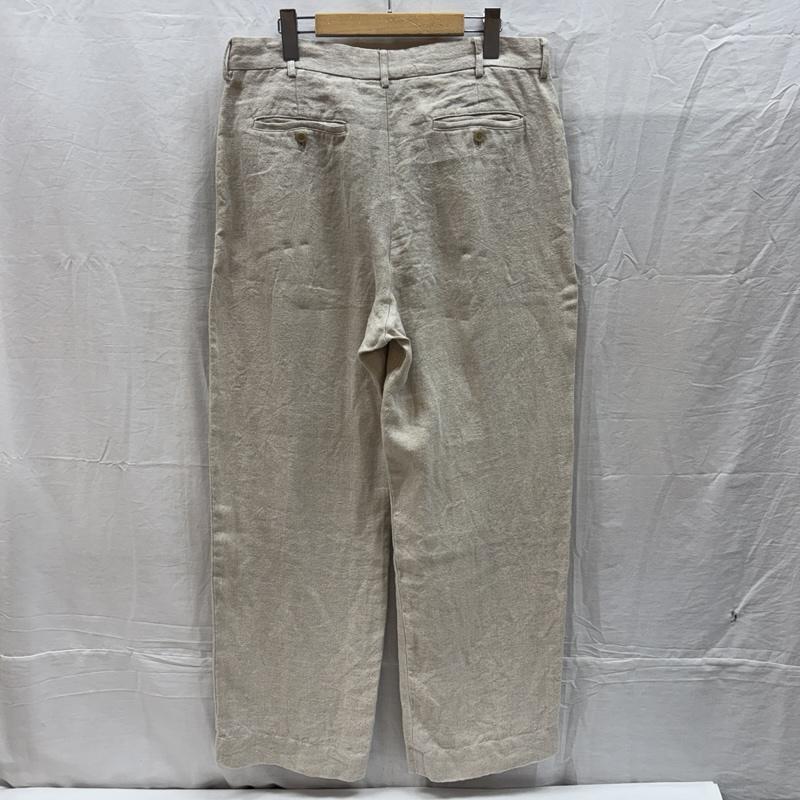 古着 USED ボトムス ボトムス BLUE WATER ブルーウォーター ヘリンボーン リネン トラウザー パンツ L メンズ USED 古着 中古 50168957