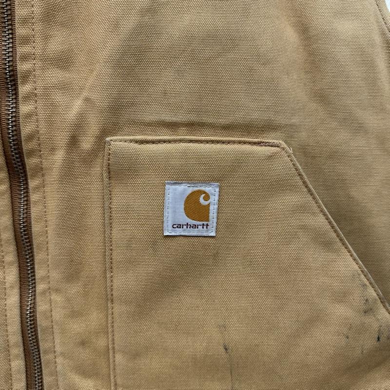 カーハート Carhartt ベスト ベスト メキシコ製 ダック ベスト V01 BRN XXL ベージュ / ベージュ / beige メンズ USED 古着 中古 50168963
