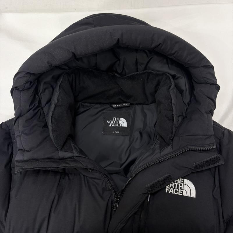 ザノースフェイス THE NORTH FACE コート ダウンコート CHALLENGE AIR PL-10-2A ダウンコート L ロゴ、文字 黒 / ブラック / black レディース USED 古着 中古 50168964