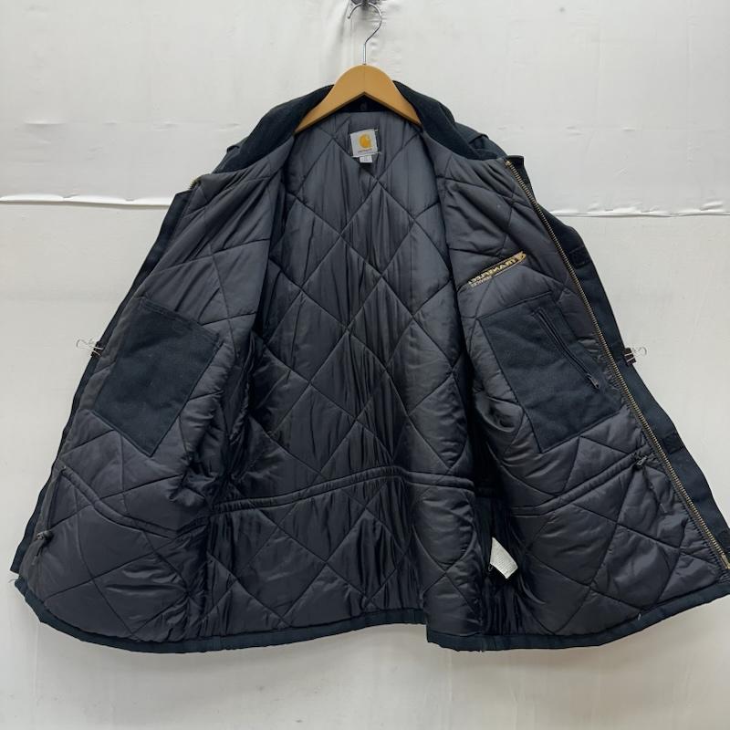 カーハート Carhartt ジャケット、上着 ジャンパー、ブルゾン USA製 トラディショナル コート ダック ジャケット C003 XL 黒 / ブラック / black メンズ USED 古着 中古 50168965