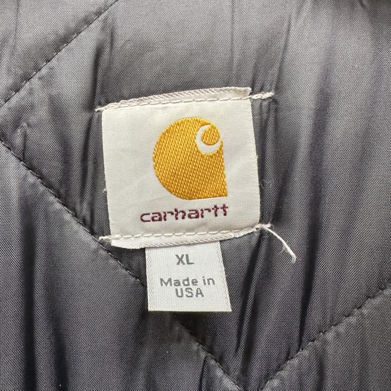 カーハート Carhartt ジャケット、上着 ジャンパー、ブルゾン USA製 トラディショナル コート ダック ジャケット C003 XL 黒 / ブラック / black メンズ USED 古着 中古 50168965