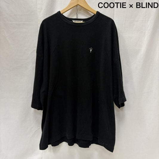 クーティープロダクションズ COOTIE PRODUCTIONS Tシャツ 半袖 キリスト プリント Tシャツ BLIND L ロゴ、文字 X プリント 黒 / ブラック / black メンズ USED 古着 中古 50168966