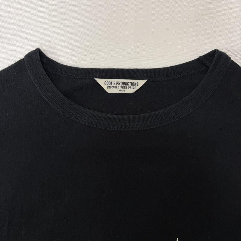 クーティープロダクションズ COOTIE PRODUCTIONS Tシャツ 半袖 キリスト プリント Tシャツ BLIND L ロゴ、文字 X プリント 黒 / ブラック / black メンズ USED 古着 中古 50168966