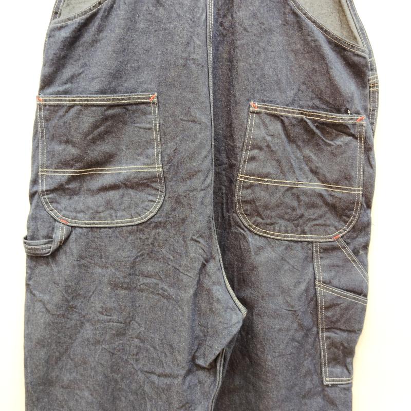 ディッキーズ Dickies サロペット・オーバーオール サロペット、オーバーオール ビブ オーバーオール デニム ヘビー ウェイト メキシコ製 40 インディゴ / インディゴ / Indigo メンズ USED 古着 中古 50168967
