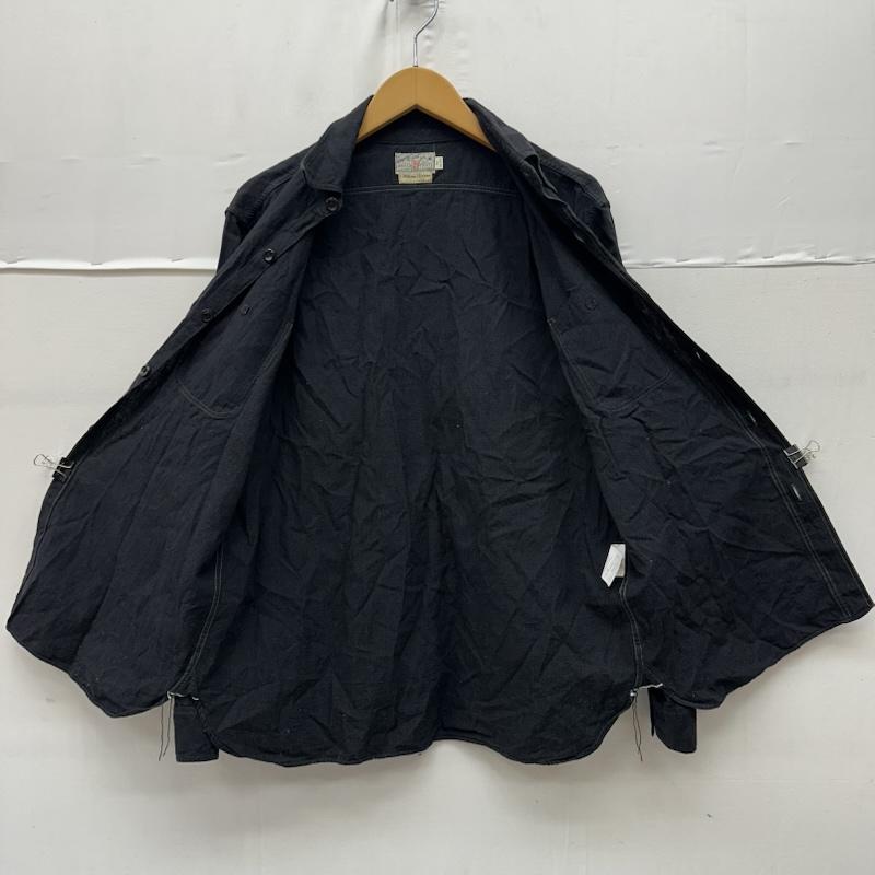 バズリクソンズ Buzz Rickson s シャツ、ブラウス 長袖 WILLIAM GIBSON COLLECTION ブラック シャンブレー ワーク シャツ BR29143 - 黒 / ブラック / black メンズ USED 古着 中古 50168970