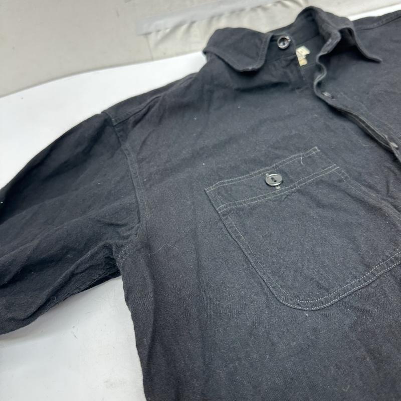 バズリクソンズ Buzz Rickson s シャツ、ブラウス 長袖 WILLIAM GIBSON COLLECTION ブラック シャンブレー ワーク シャツ BR29143 - 黒 / ブラック / black メンズ USED 古着 中古 50168970