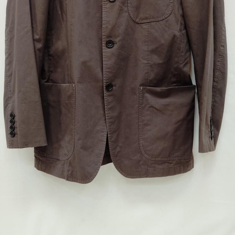 バーバリーブラックレーベル BURBERRY BLACK LABEL ジャケット、上着 ジャケット、ブレザー コットン テーラード ジャケット 裏地 ノバチェック柄 BME73 403 58 M 茶 / ブラウン / brown メンズ USED 古着 中古 50168973