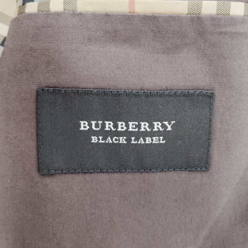 バーバリーブラックレーベル BURBERRY BLACK LABEL ジャケット、上着 ジャケット、ブレザー コットン テーラード ジャケット 裏地 ノバチェック柄 BME73 403 58 M 茶 / ブラウン / brown メンズ USED 古着 中古 50168973