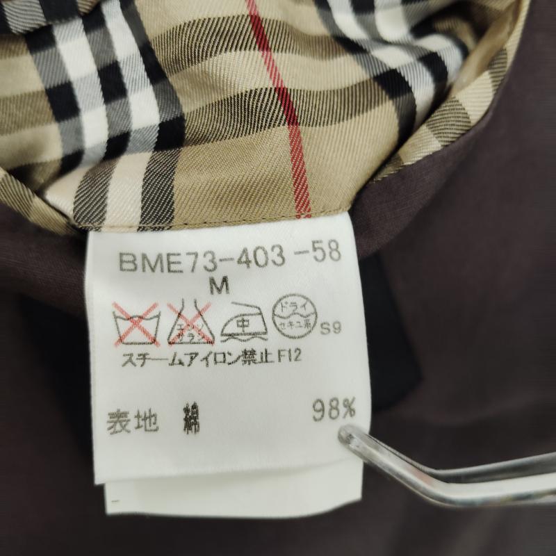 バーバリーブラックレーベル BURBERRY BLACK LABEL ジャケット、上着 ジャケット、ブレザー コットン テーラード ジャケット 裏地 ノバチェック柄 BME73 403 58 M 茶 / ブラウン / brown メンズ USED 古着 中古 50168973