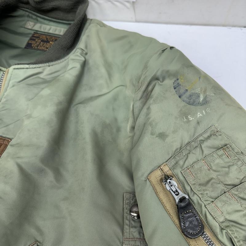 バズリクソンズ Buzz Rickson s ジャケット、上着 フライトジャケット MA-1 LION UNIFORM INC. フライト ジャケット BR10981 M カーキオリーブ / カーキオリーブ / メンズ USED 古着 中古 50168976