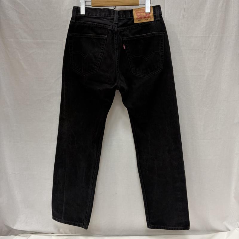 リーバイス Levi s パンツ デニム、ジーンズ 505 ブラック デニム パンツ W30/L29 エジプト製 30インチ 無地 黒 / ブラック / black メンズ USED 古着 中古 50168977