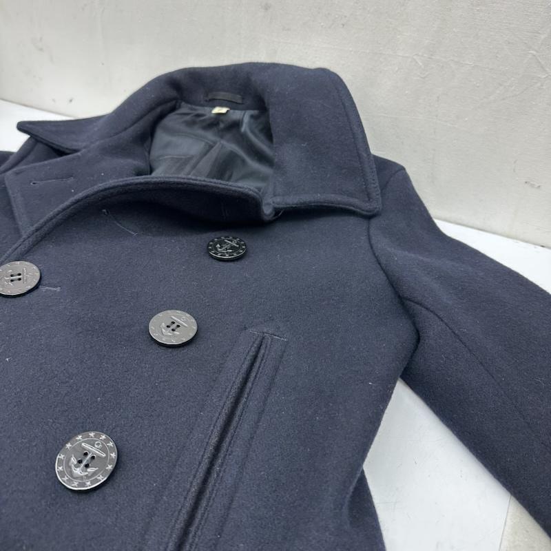 バズリクソンズ Buzz Rickson s コート ピーコート PEA-COAT NAVAL CLOTHING FACTORY ウール メルトン ピーコート BR11554 36 紺 / ネイビー / navy メンズ USED 古着 中古 50168978
