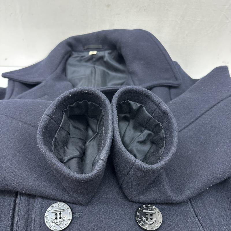 バズリクソンズ Buzz Rickson s コート ピーコート PEA-COAT NAVAL CLOTHING FACTORY ウール メルトン ピーコート BR11554 36 紺 / ネイビー / navy メンズ USED 古着 中古 50168978