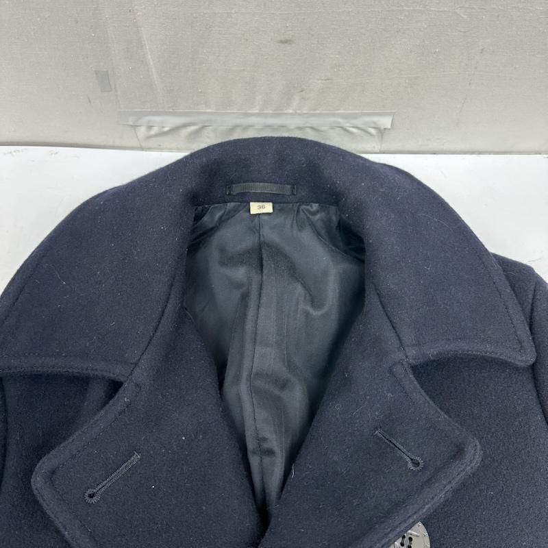 バズリクソンズ Buzz Rickson s コート ピーコート PEA-COAT NAVAL CLOTHING FACTORY ウール メルトン ピーコート BR11554 36 紺 / ネイビー / navy メンズ USED 古着 中古 50168978