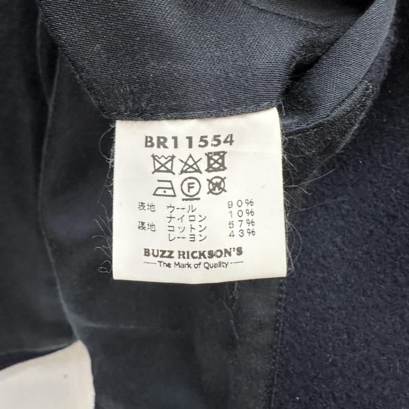 バズリクソンズ Buzz Rickson s コート ピーコート PEA-COAT NAVAL CLOTHING FACTORY ウール メルトン ピーコート BR11554 36 紺 / ネイビー / navy メンズ USED 古着 中古 50168978