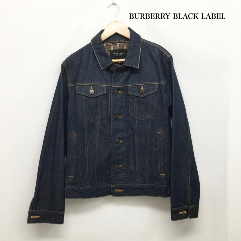 バーバリーブラックレーベル BURBERRY BLACK LABEL ジャケット、上着 ジャンパー、ブルゾン BURBERRY BLACK LABEL バーバリーブラックレーベル デニムジャケット D1F08-109-26 L 無地 インディゴ / インディゴ / Indigo メンズ USED 古着 中古 50168981