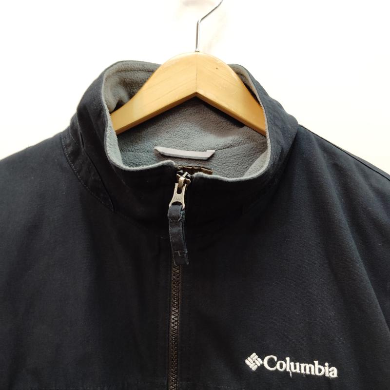 コロンビア Columbia ジャケット、上着 ジャンパー、ブルゾン ロマビスタ スタンドネック ジャケット カモフラージュ ティンバーウルフ 切り替え デザイン L 黒 / ブラック / black X 茶 / ブラウン / brown メンズ USED 古着 中古 50168982