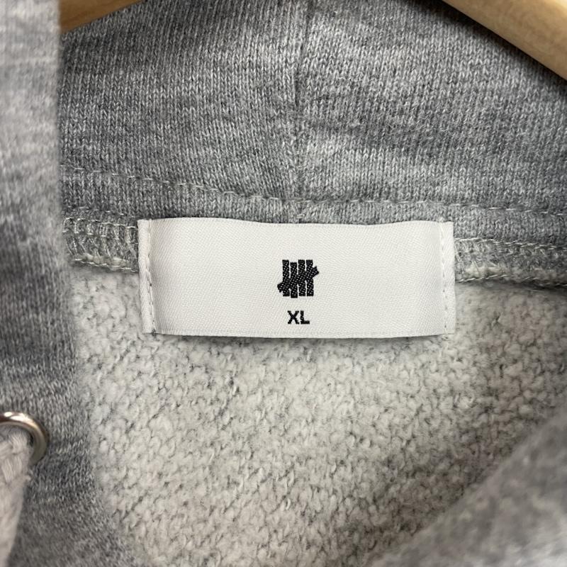 アンディフィーテッド UNDEFEATED パーカー 長袖 プルオーバー パーカー U ロゴ U-MAN グラフィック XL 灰 / グレー / gray メンズ USED 古着 中古 50168988