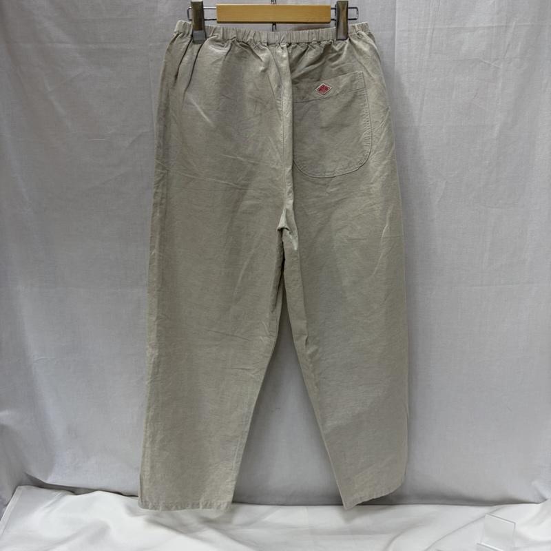 ダントン Danton パンツ ワークパンツ、ペインターパンツ コットンリネンウェザーイージーパンツ JD-2540-LHP White 38 - 無地 アイボリー / アイボリー / レディース USED 古着 中古 50168989