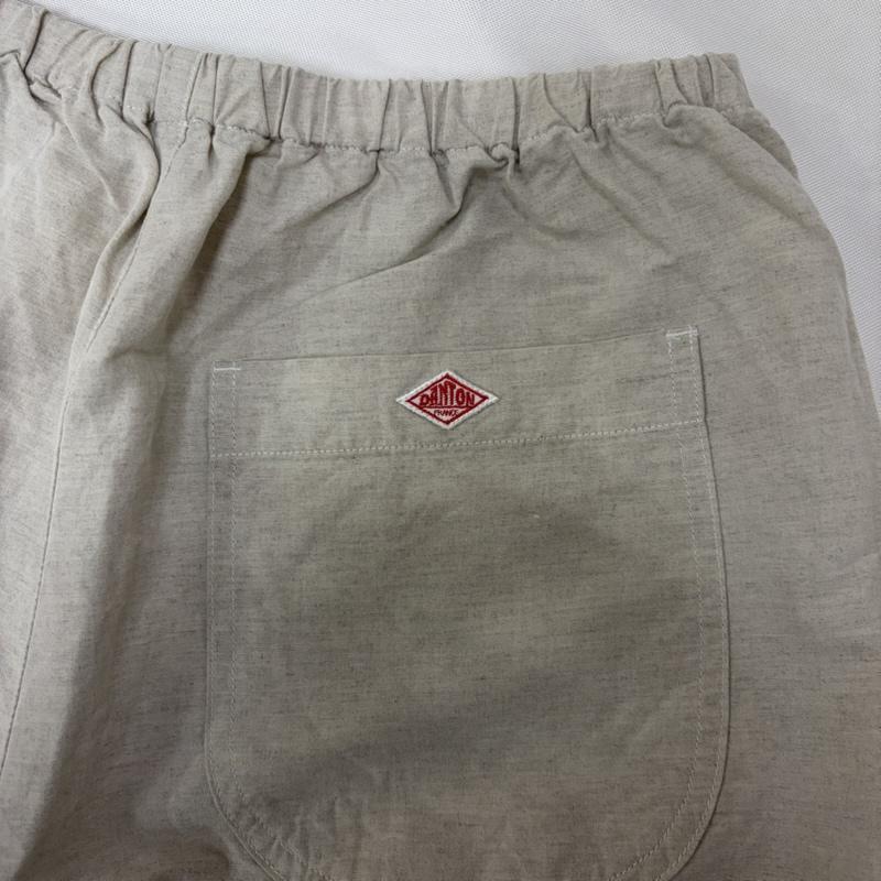 ダントン Danton パンツ ワークパンツ、ペインターパンツ コットンリネンウェザーイージーパンツ JD-2540-LHP White 38 - 無地 アイボリー / アイボリー / レディース USED 古着 中古 50168989