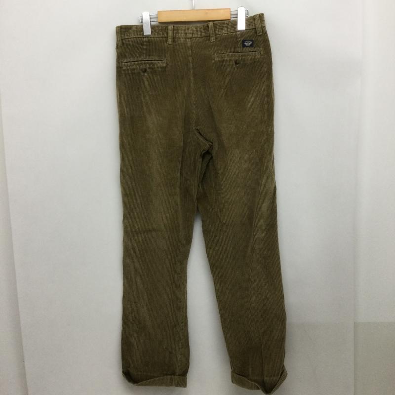 ドッカーズ DOCKERS パンツ チノパン DOCKERS 2タック 太畝コーデュロイパンツ 33インチ 無地 茶 / ブラウン / brown メンズ USED 古着 中古 50168991