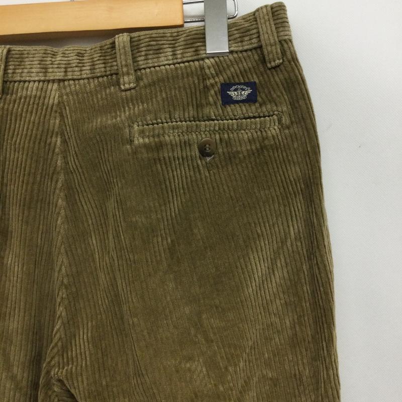ドッカーズ DOCKERS パンツ チノパン DOCKERS 2タック 太畝コーデュロイパンツ 33インチ 無地 茶 / ブラウン / brown メンズ USED 古着 中古 50168991