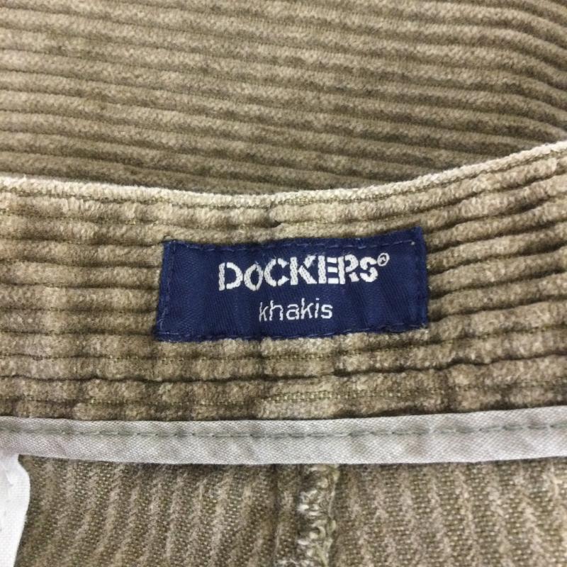 ドッカーズ DOCKERS パンツ チノパン DOCKERS 2タック 太畝コーデュロイパンツ 33インチ 無地 茶 / ブラウン / brown メンズ USED 古着 中古 50168991