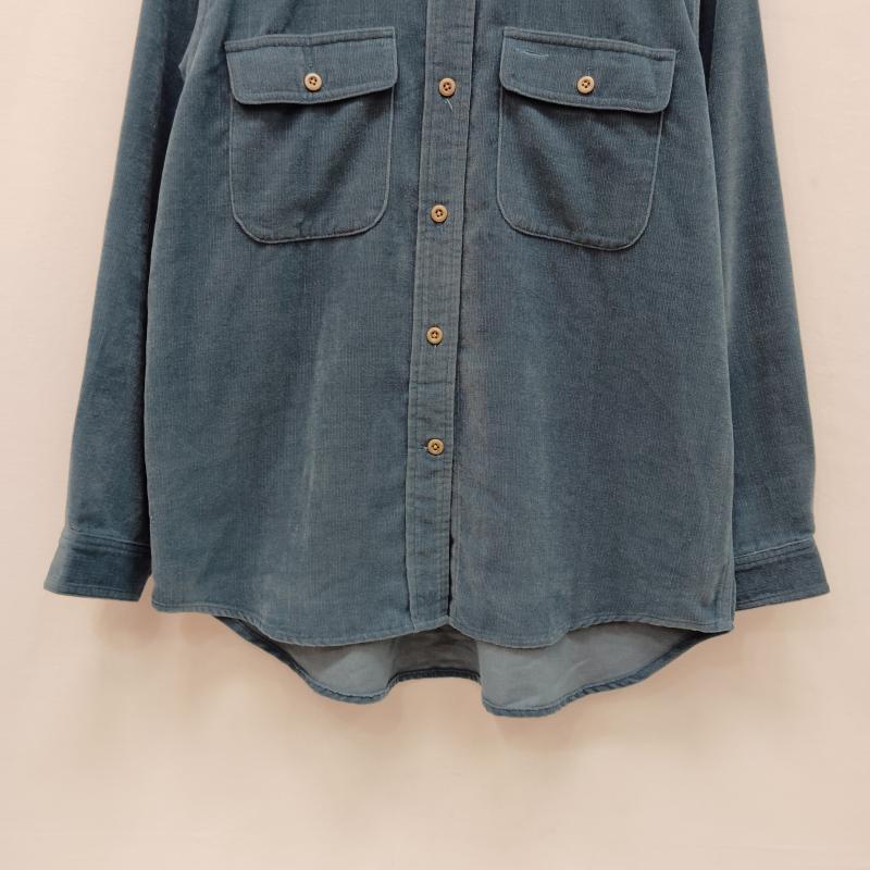 モンベル mont-bell シャツ、ブラウス 長袖 コーデュロイ 長袖ワーク シャツ フラップ付き ダブル 胸ポケット M レディース USED 古着 中古 50168993
