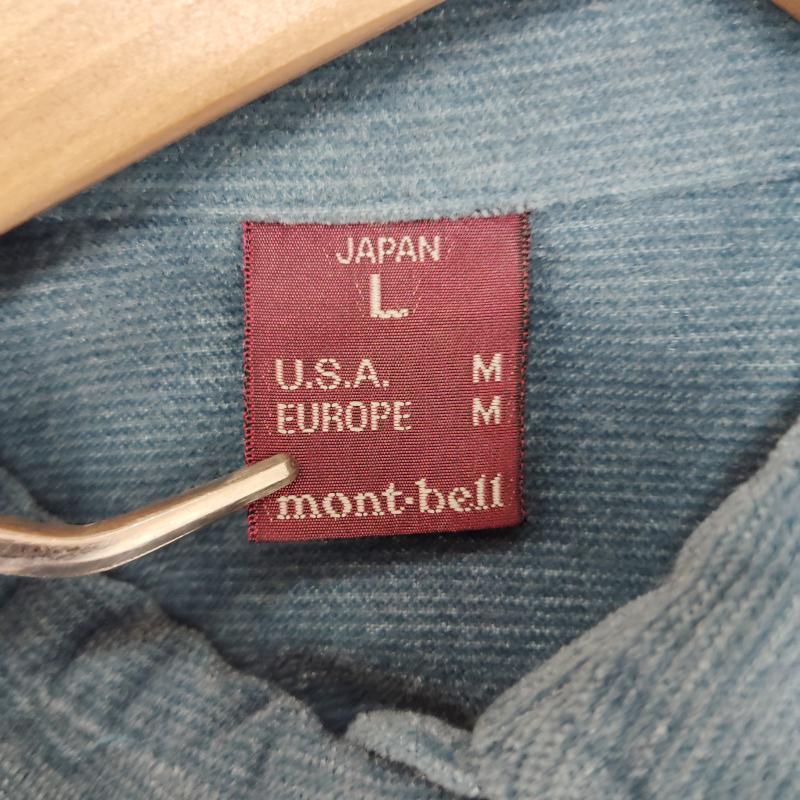 モンベル mont-bell シャツ、ブラウス 長袖 コーデュロイ 長袖ワーク シャツ フラップ付き ダブル 胸ポケット M レディース USED 古着 中古 50168993