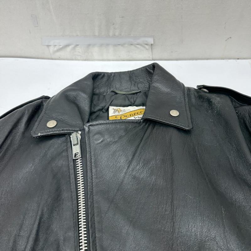 ショット schott ジャケット、上着 ライダース USA製 ダブル ライダース ロング レザ－ ジャケット 36 黒 / ブラック / black メンズ USED 古着 中古 50168994