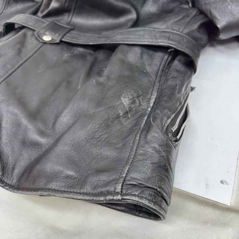 ショット schott ジャケット、上着 ライダース USA製 ダブル ライダース ロング レザ－ ジャケット 36 黒 / ブラック / black メンズ USED 古着 中古 50168994