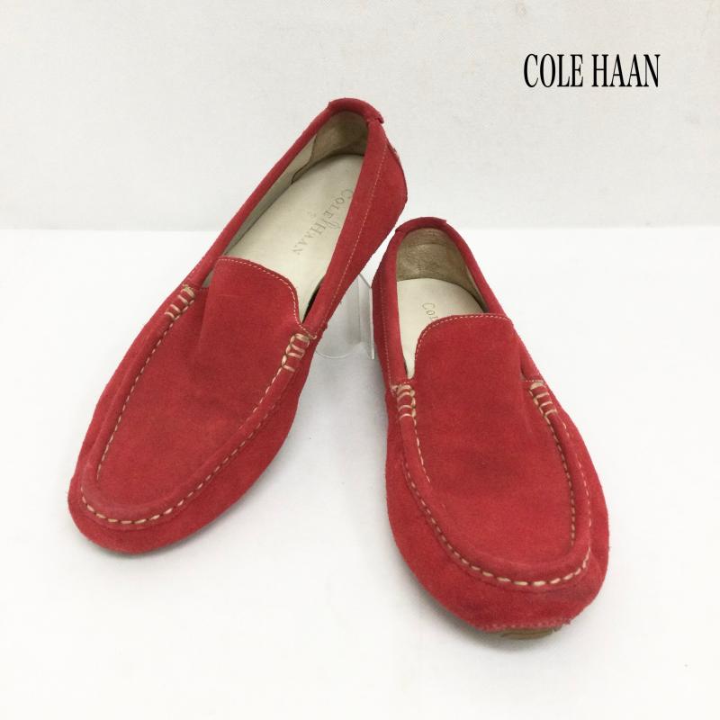 コールハーン COLE HAAN スリッポン スリッポン COLE HAAN ローカットスニーカー RED スウェード C11600 US：9.5 無地 赤 / レッド / red メンズ USED 古着 中古 50168995