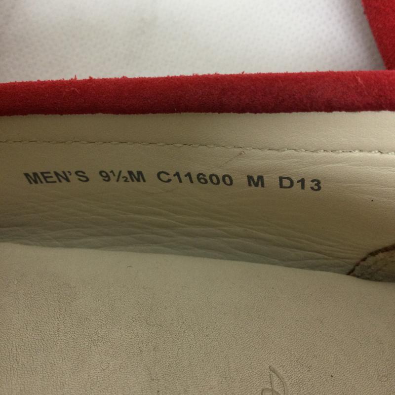 コールハーン COLE HAAN スリッポン スリッポン COLE HAAN ローカットスニーカー RED スウェード C11600 US：9.5 無地 赤 / レッド / red メンズ USED 古着 中古 50168995