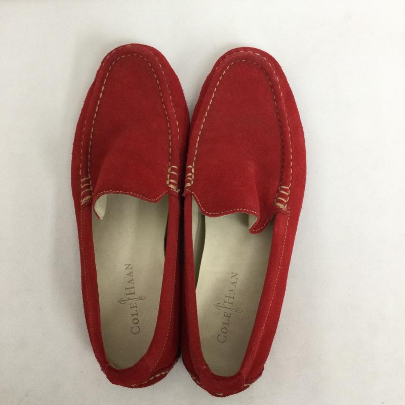 コールハーン COLE HAAN スリッポン スリッポン COLE HAAN ローカットスニーカー RED スウェード C11600 US：9.5 無地 赤 / レッド / red メンズ USED 古着 中古 50168995