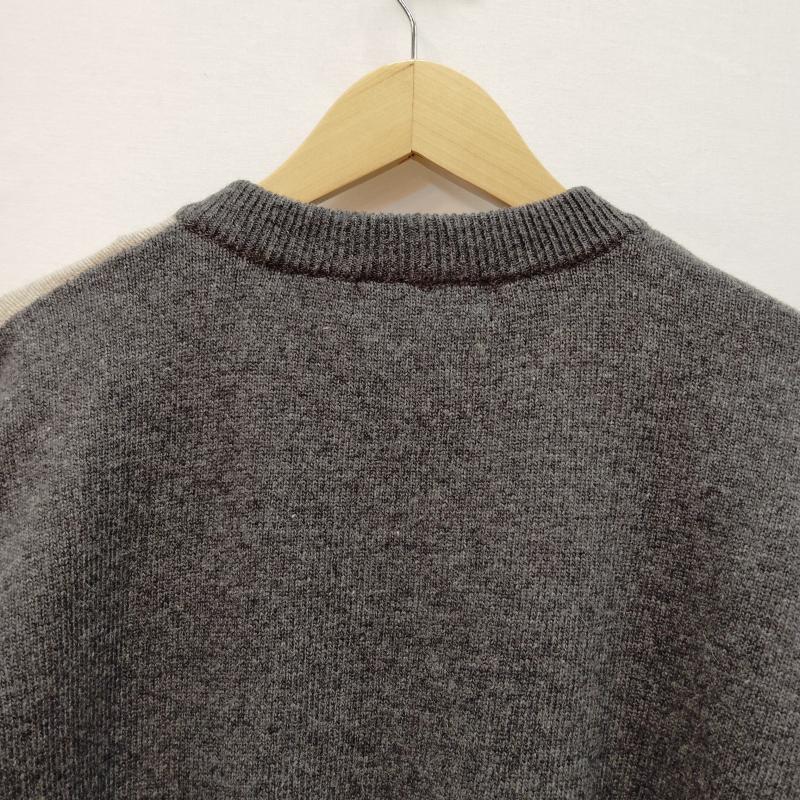 アイスバーグ ICEBERG ニット、セーター 長袖 90s イタリア製 ウール セーター レトロ キャラクター 刺繡 - 灰 / グレー / gray メンズ USED 古着 中古 50168996