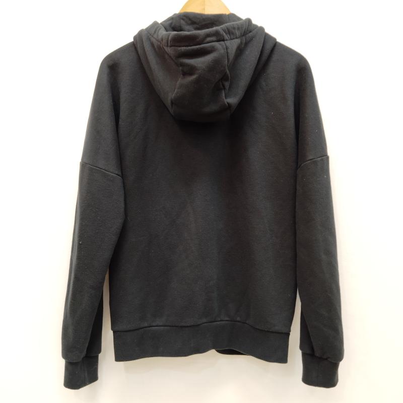 エンポリオ アルマーニ イーエーセブン EMPORIO ARMANI EA7 パーカー 長袖 ジップアップ スウェット シャツ フード付き 袖ロゴ XS 黒 / ブラック / black X 白 / ホワイト / white メンズ USED 古着 中古 50168998