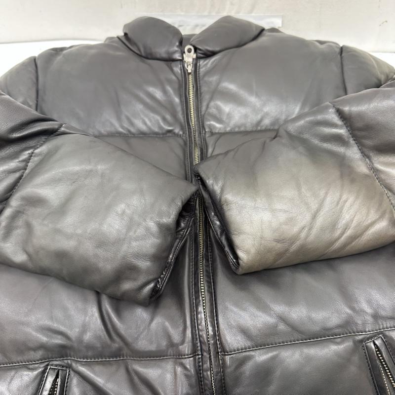 アヴィレックス AVIREX ジャケット、上着 ダウンジャケット ラム レザー ダウン ジャケット 6141050 M 黒 / ブラック / black メンズ USED 古着 中古 50168999