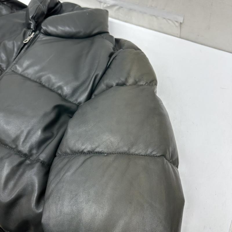 アヴィレックス AVIREX ジャケット、上着 ダウンジャケット ラム レザー ダウン ジャケット 6141050 M 黒 / ブラック / black メンズ USED 古着 中古 50168999