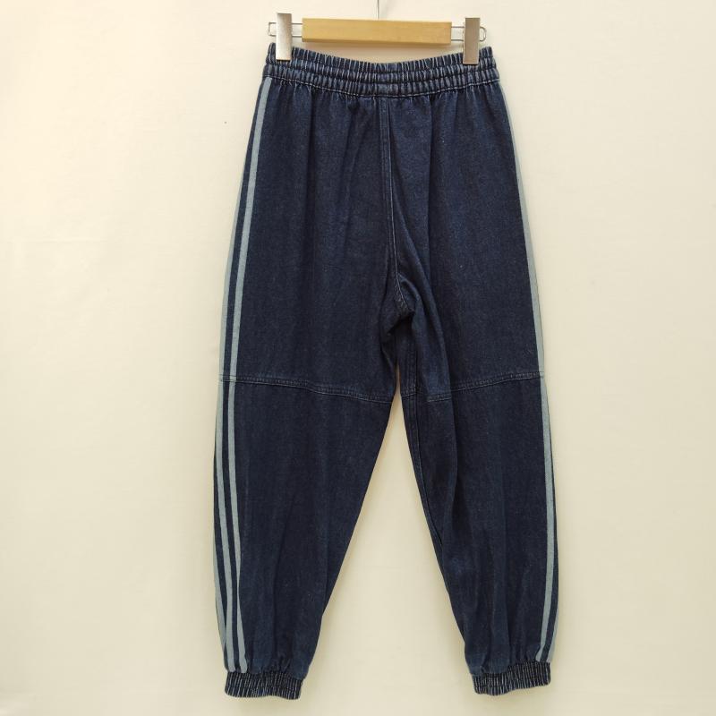 アディダス adidas パンツ デニム、ジーンズ トラック パンツ トレフォイル ロゴ スリー ストライプス S インディゴ / インディゴ / Indigo レディース USED 古着 中古 50169006