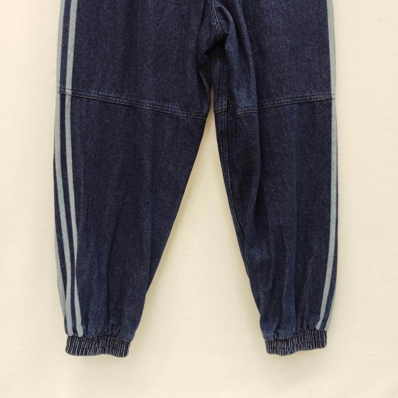 アディダス adidas パンツ デニム、ジーンズ トラック パンツ トレフォイル ロゴ スリー ストライプス S インディゴ / インディゴ / Indigo レディース USED 古着 中古 50169006