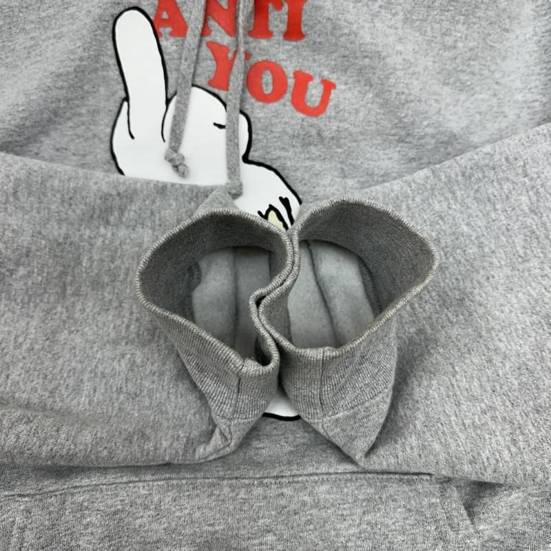 シュプリーム Supreme パーカー 長袖 23SS UNDERCOVER Anti You Hooded Sweatshirt プリント パーカー XL 灰 / グレー / gray メンズ USED 古着 中古 50169020