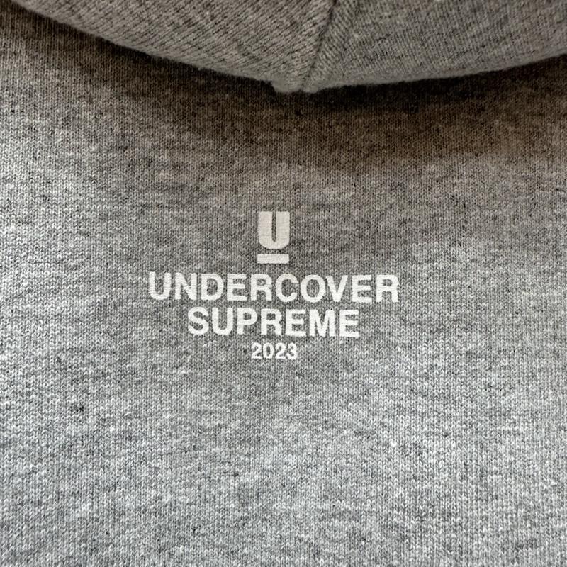シュプリーム Supreme パーカー 長袖 23SS UNDERCOVER Anti You Hooded Sweatshirt プリント パーカー XL 灰 / グレー / gray メンズ USED 古着 中古 50169020