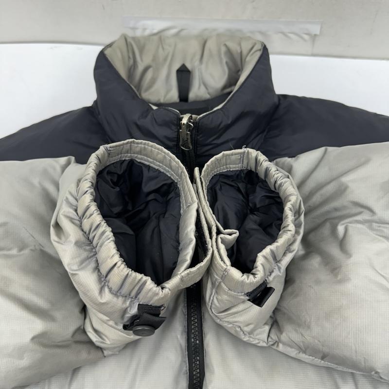 ザノースフェイス THE NORTH FACE ジャケット、上着 ダウンジャケット 90s ヌプシ センター ロゴ ダウン ジャケット M 灰 / グレー / gray メンズ USED 古着 中古 50169025