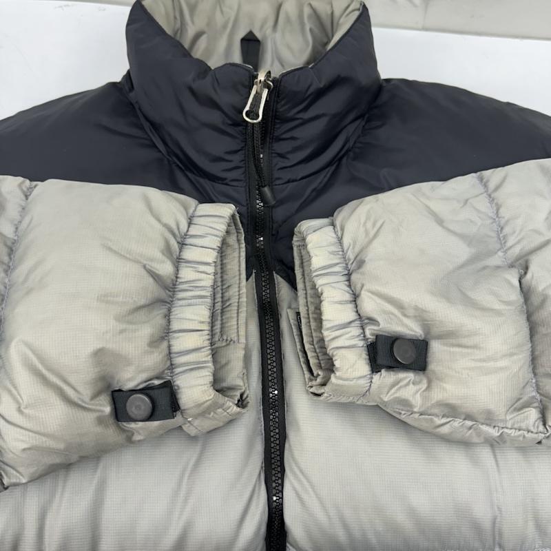 ザノースフェイス THE NORTH FACE ジャケット、上着 ダウンジャケット 90s ヌプシ センター ロゴ ダウン ジャケット M 灰 / グレー / gray メンズ USED 古着 中古 50169025