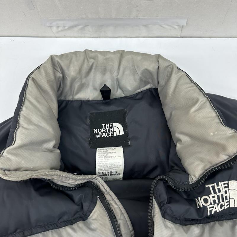 ザノースフェイス THE NORTH FACE ジャケット、上着 ダウンジャケット 90s ヌプシ センター ロゴ ダウン ジャケット M 灰 / グレー / gray メンズ USED 古着 中古 50169025