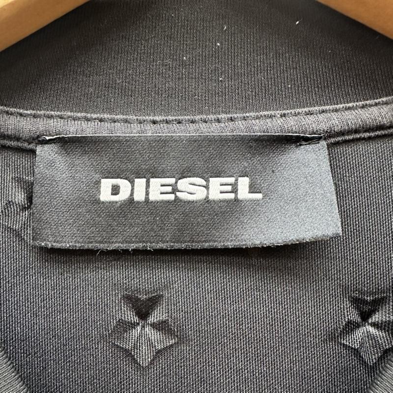 ディーゼル DIESEL ジャケット、上着 ジャンパー、ブルゾン スター エンボス ボンバー ジャケット S.C.TR00083 S 黒 / ブラック / black メンズ USED 古着 中古 50169035